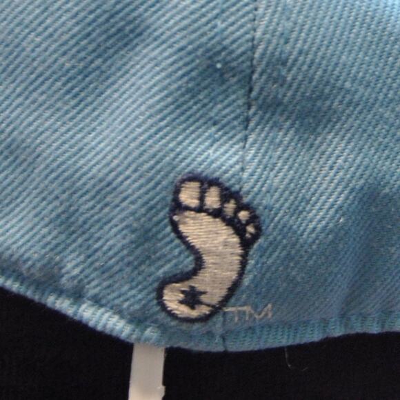 North Carolina Tar Heels  Blue & White Fitted Hat Size: 7 1/8 - Picture 7 of 10